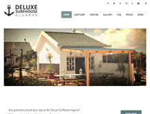 Tablet Screenshot of deluxe-surfhouse.com